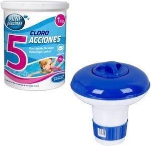Cloro en tabletas piscina